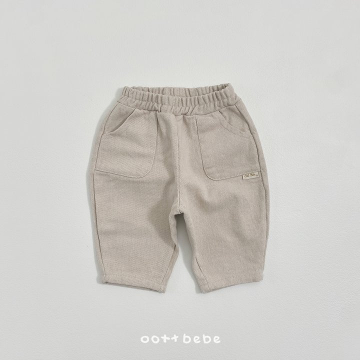 Oott Bebe - Korean Baby Fashion - #babyclothing - Twill Pants - 4