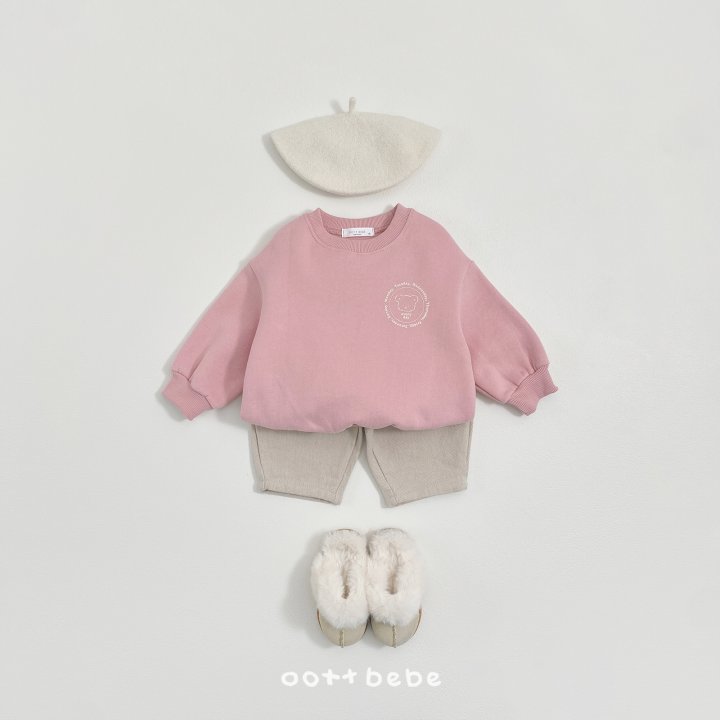Oott Bebe - Korean Baby Fashion - #babyfashion - Fleece Everyday Sweatshirt - 2
