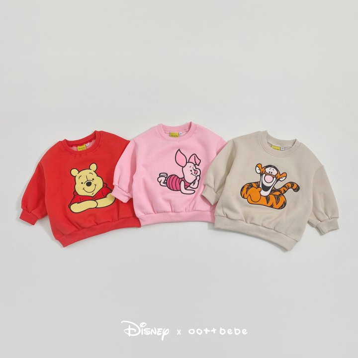 Oott Bebe - Korean Baby Fashion - #babyfashion - Pooh Friends Sweatshirt