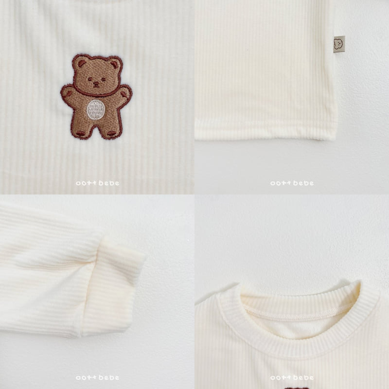 Oott Bebe - Korean Baby Fashion - #babyfashion - Mink Cuff Tee - 6