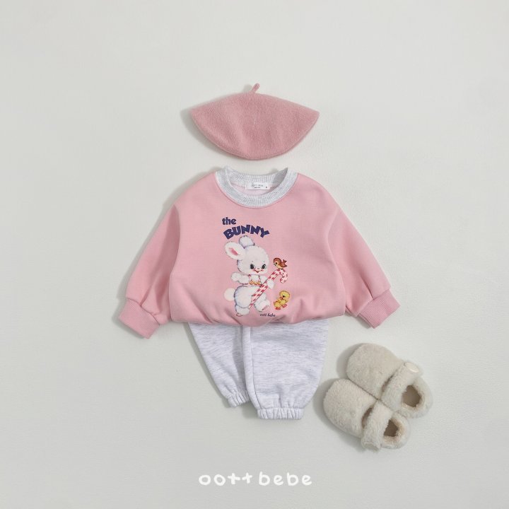 Oott Bebe - Korean Baby Fashion - #babyfever - Fleece Bear Bunny Set - 7