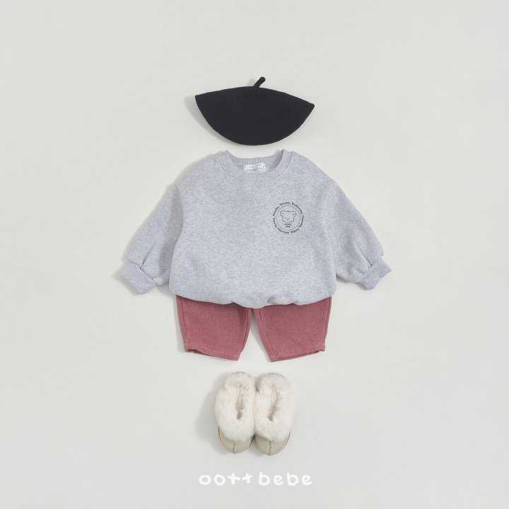 Oott Bebe - Korean Baby Fashion - #babyfever - Fleece Everyday Sweatshirt - 3