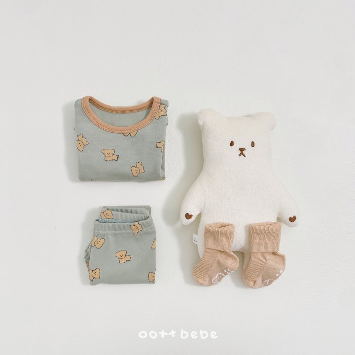 Oott Bebe - Korean Baby Fashion - #babyfever - Puppy Easywear Set - 12