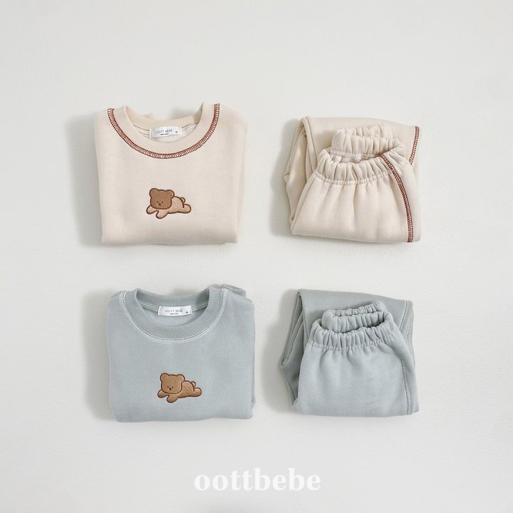 Oott Bebe - Korean Baby Fashion - #babygirlfashion - Cool Cool Bear Set