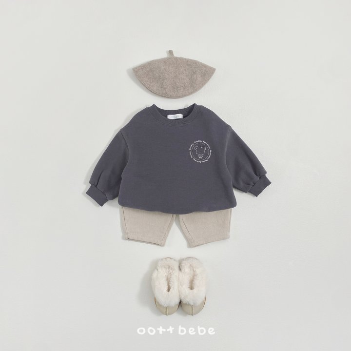 Oott Bebe - Korean Baby Fashion - #babyfever - Fleece Everyday Sweatshirt - 4