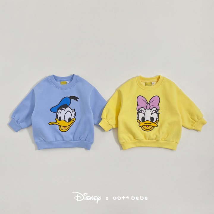 Oott Bebe - Korean Baby Fashion - #babygirlfashion - D Duck Cute Sweatshirt