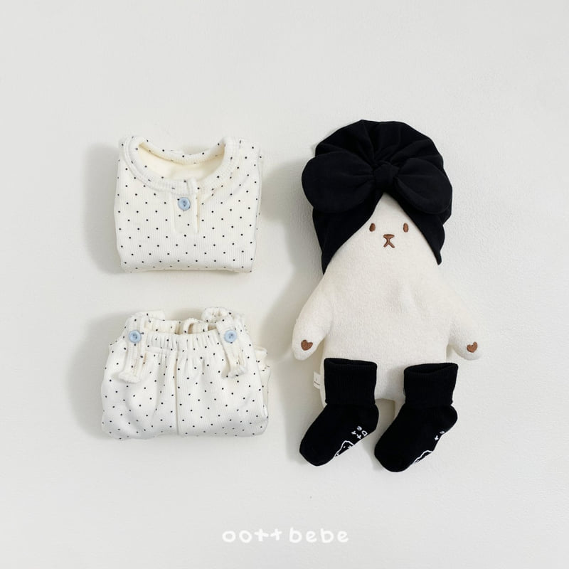Oott Bebe - Korean Baby Fashion - #babygirlfashion - Choco Heim Baby Set - 11