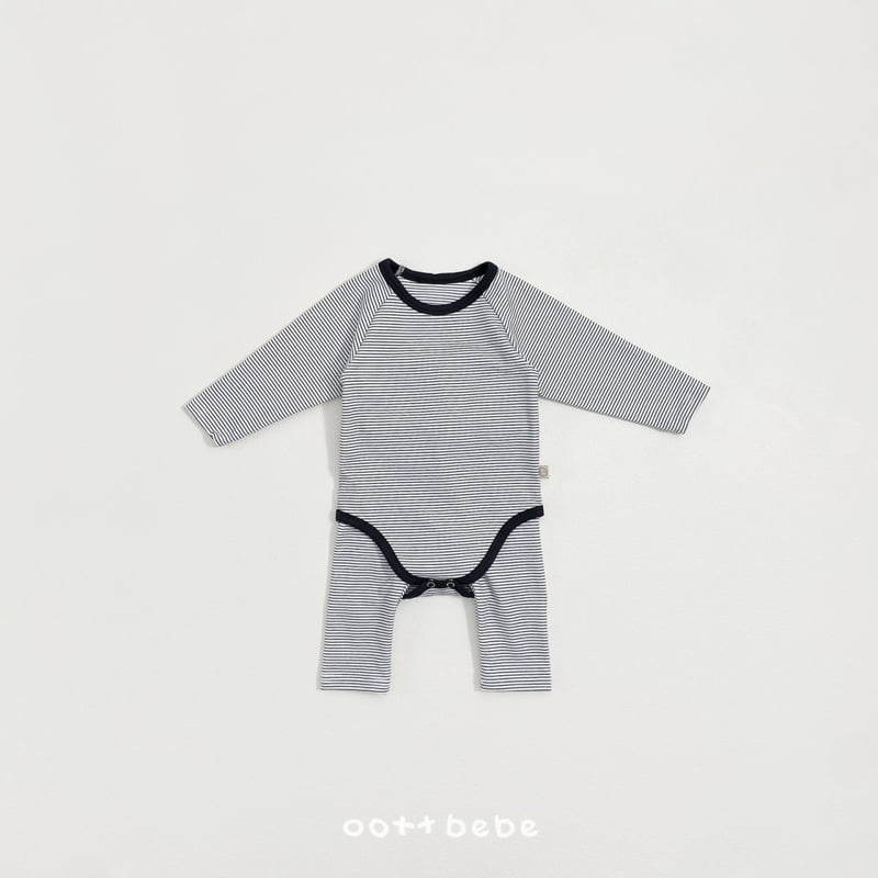 Oott Bebe - Korean Baby Fashion - #babygirlfashion - Otti Bagel Suit - 5