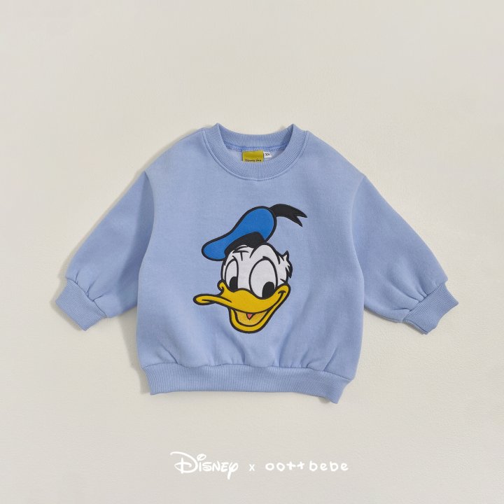 Oott Bebe - Korean Baby Fashion - #babylifestyle - D Duck Cute Sweatshirt - 2