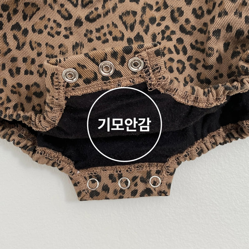 Oott Bebe - Korean Baby Fashion - #babylifestyle - Leopard Suspender Suit - 11