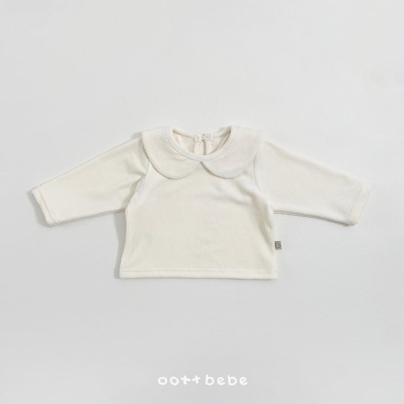 Oott Bebe - Korean Baby Fashion - #babyoninstagram - Mink Collar Tee BEBE - 2