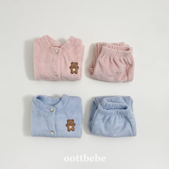Oott Bebe - Korean Baby Fashion - #babyootd - Cotton Candy Cardigan - 6
