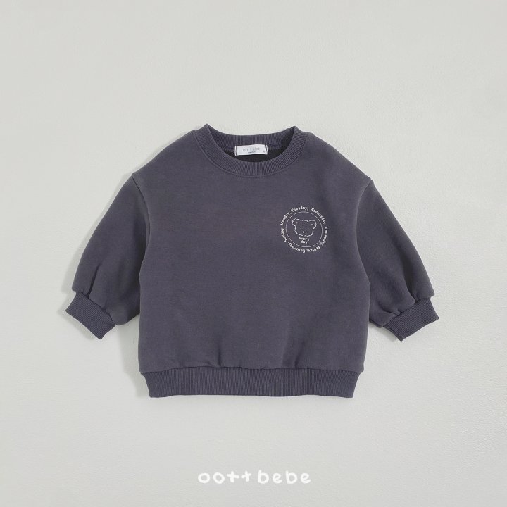 Oott Bebe - Korean Baby Fashion - #babyootd - Fleece Everyday Sweatshirt - 7