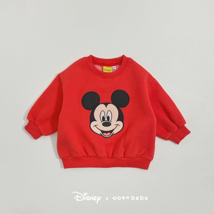 Oott Bebe - Korean Baby Fashion - #babyootd - D Face Sweatshirt - 2