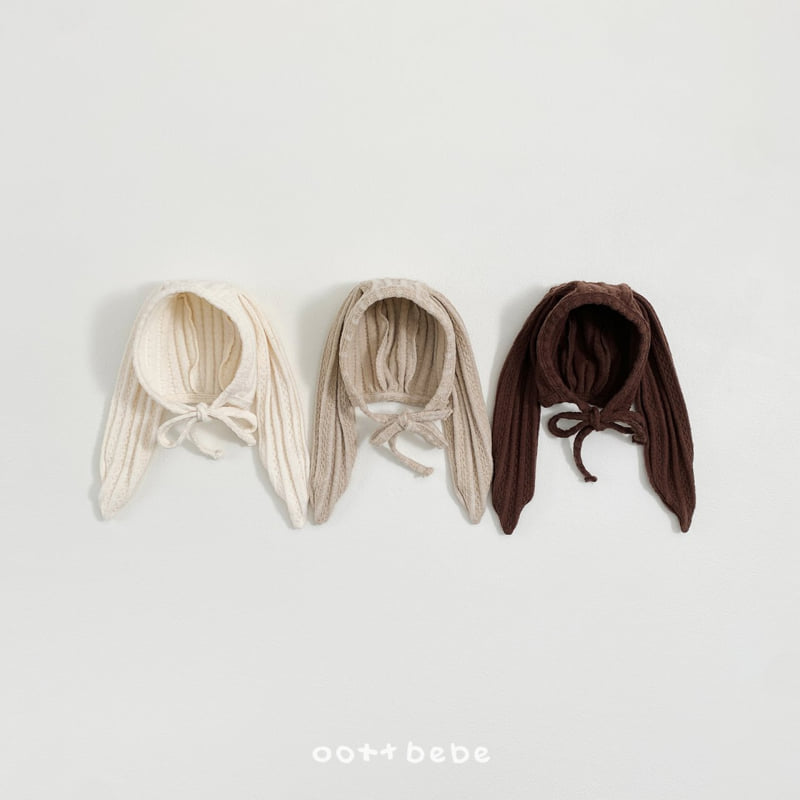 Oott Bebe - Korean Baby Fashion - #babyootd - Monchou Rabbit Bonnet