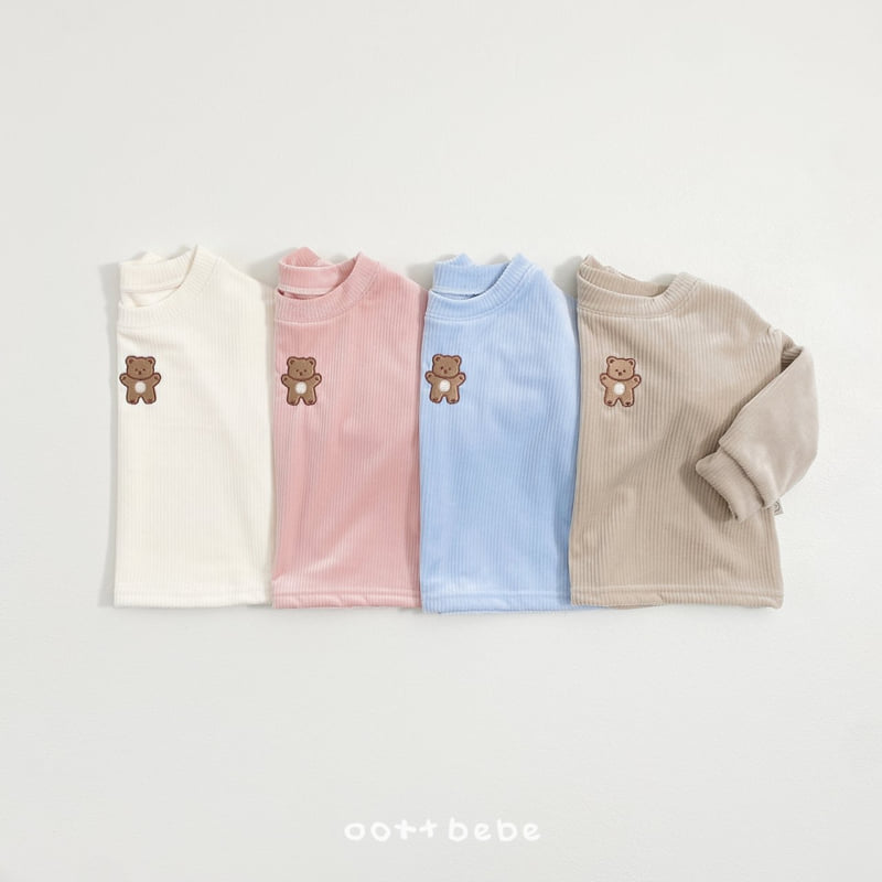 Oott Bebe - Korean Baby Fashion - #babyootd - Mink Cuff Tee - 11