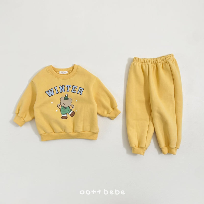 Oott Bebe - Korean Baby Fashion - #babyootd - Winter Bear Set - 7