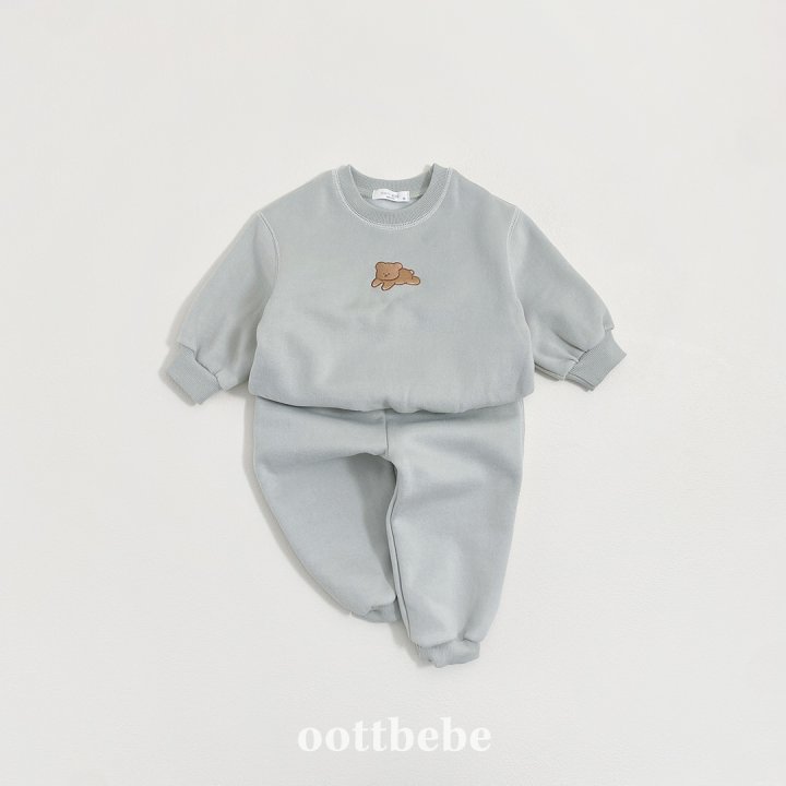 Oott Bebe - Korean Baby Fashion - #babyoutfit - Cool Cool Bear Set - 5