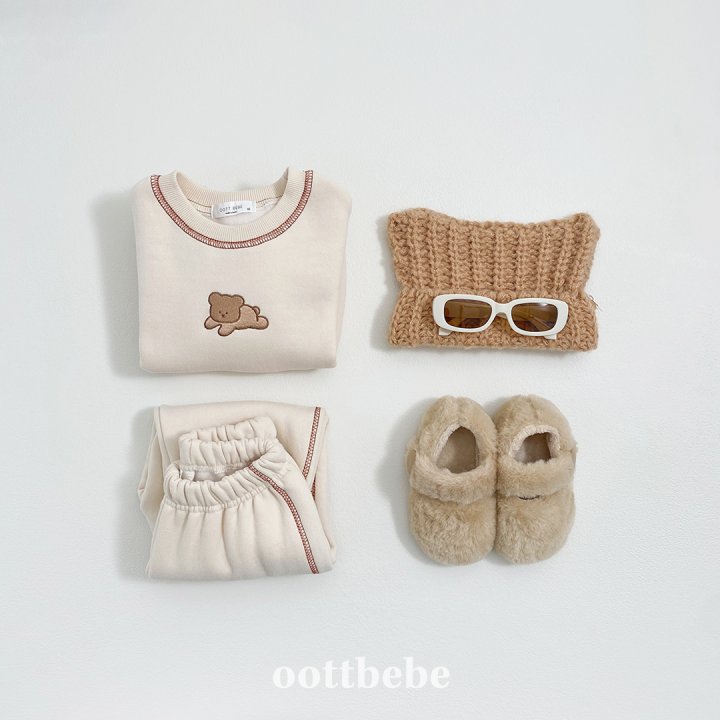 Oott Bebe - Korean Baby Fashion - #babyoutfit - Cool Cool Bear Set - 6