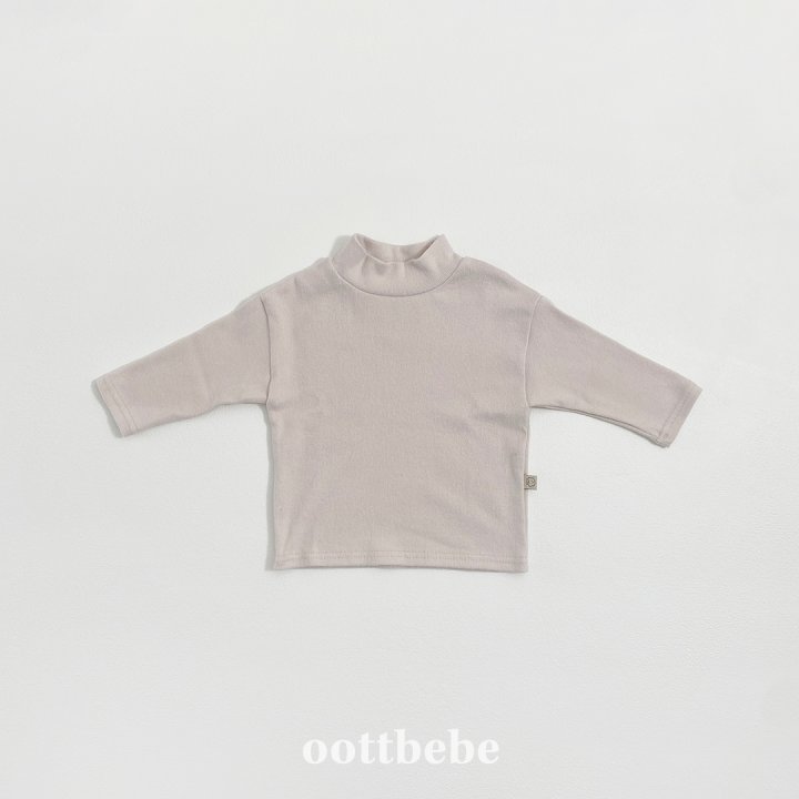 Oott Bebe - Korean Baby Fashion - #babyoutfit - Modal Rib Tee - 3