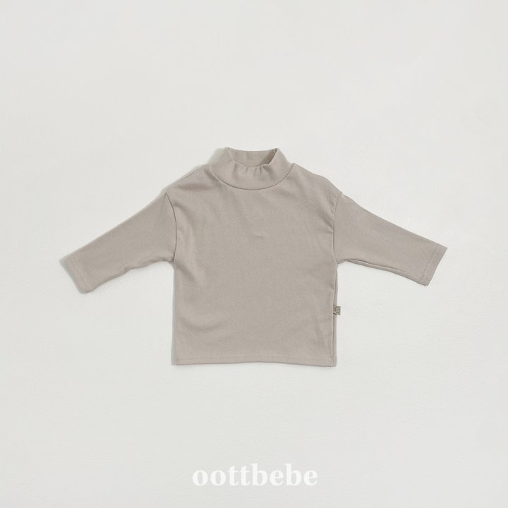Oott Bebe - Korean Baby Fashion - #babyoutfit - Modal Rib Tee - 4