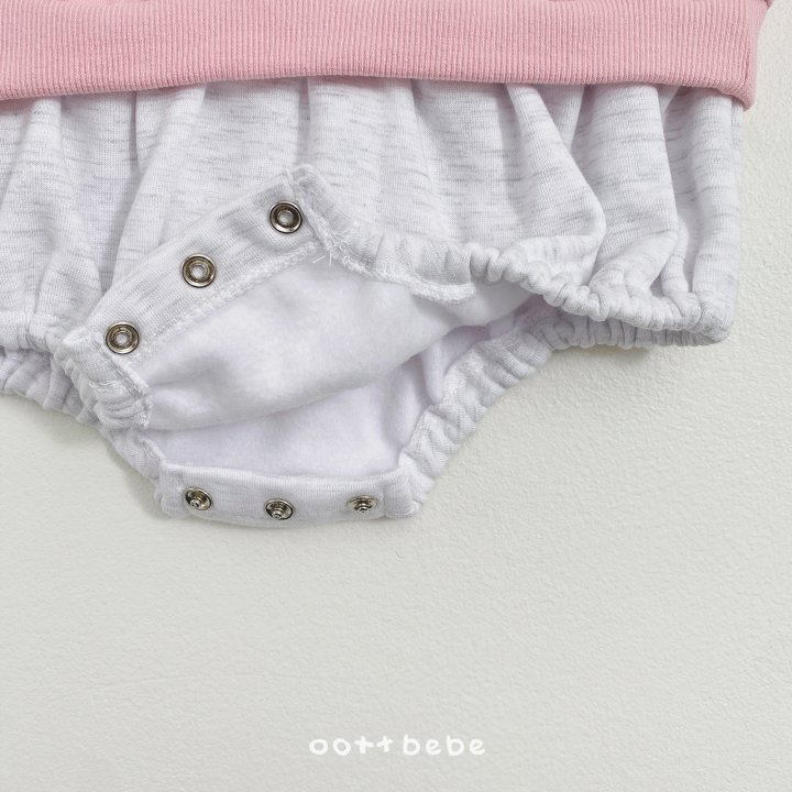 Oott Bebe - Korean Baby Fashion - #babyoutfit - Fleece Bear Bunny Sweatshirt Suit  - 12