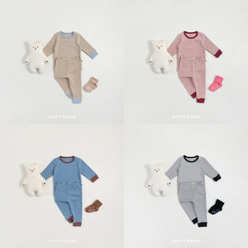 Oott Bebe - Korean Baby Fashion - #babyoutfit - Otti Bagel Easywear - 10