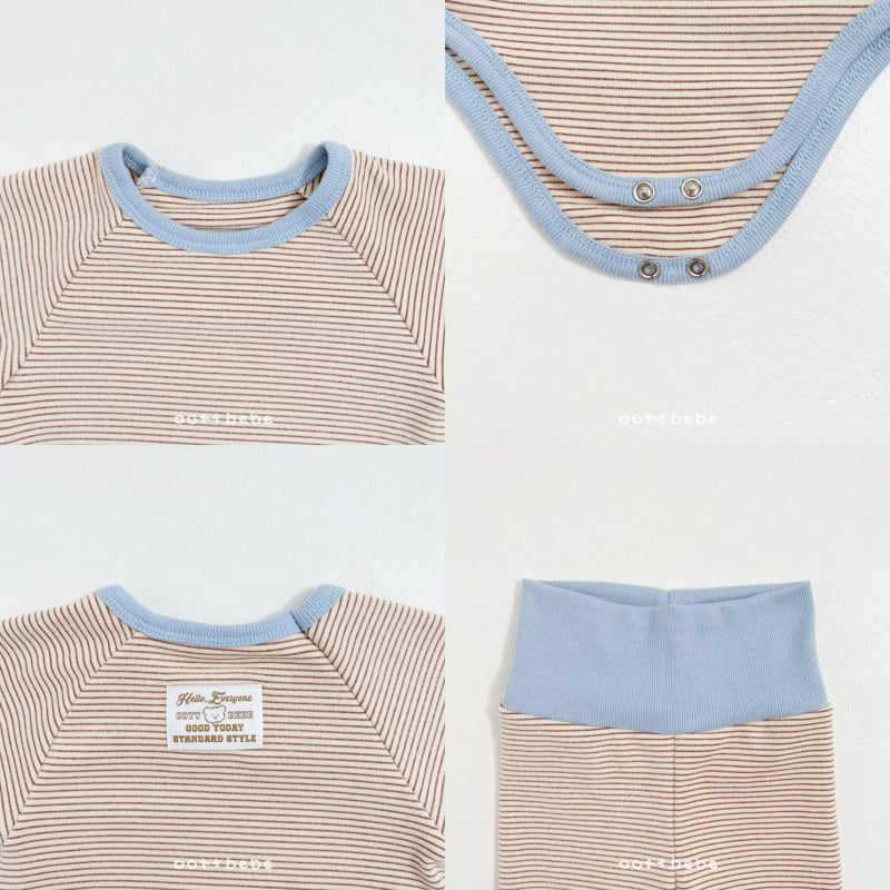Oott Bebe - Korean Baby Fashion - #babyoutfit - Otti Bagel Suit - 9