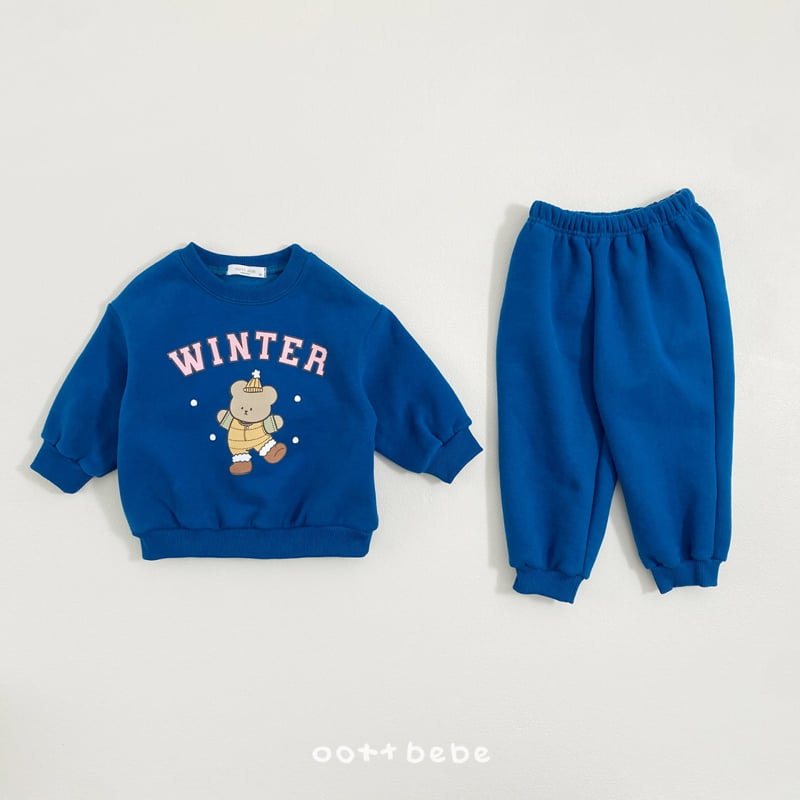 Oott Bebe - Korean Baby Fashion - #babyoutfit - Winter Bear Set - 8
