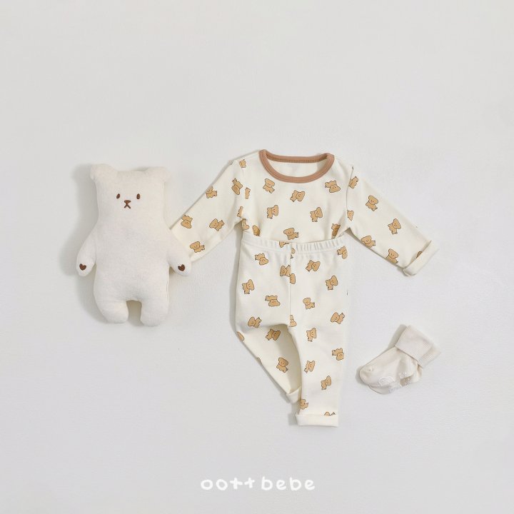 Oott Bebe - Korean Baby Fashion - #babyoutfit - Puppy Easywear Set - 4