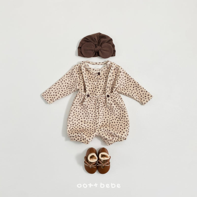 Oott Bebe - Korean Baby Fashion - #babywear - Choco Heim Baby Set - 2