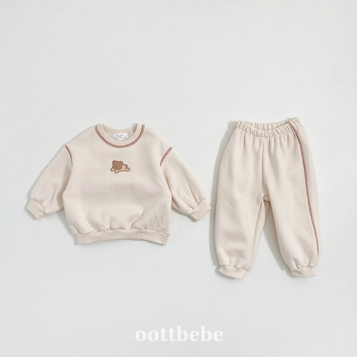 Oott Bebe - Korean Baby Fashion - #onlinebabyboutique - Cool Cool Bear Set - 8