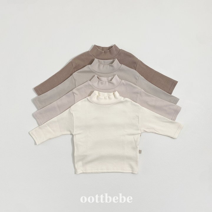 Oott Bebe - Korean Baby Fashion - #onlinebabyboutique - Modal Rib Tee - 6
