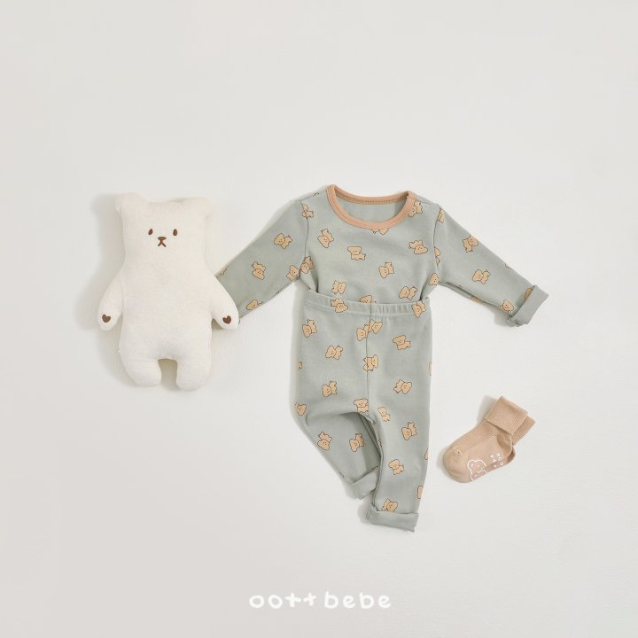 Oott Bebe - Korean Baby Fashion - #onlinebabyboutique - Puppy Easywear Set - 5