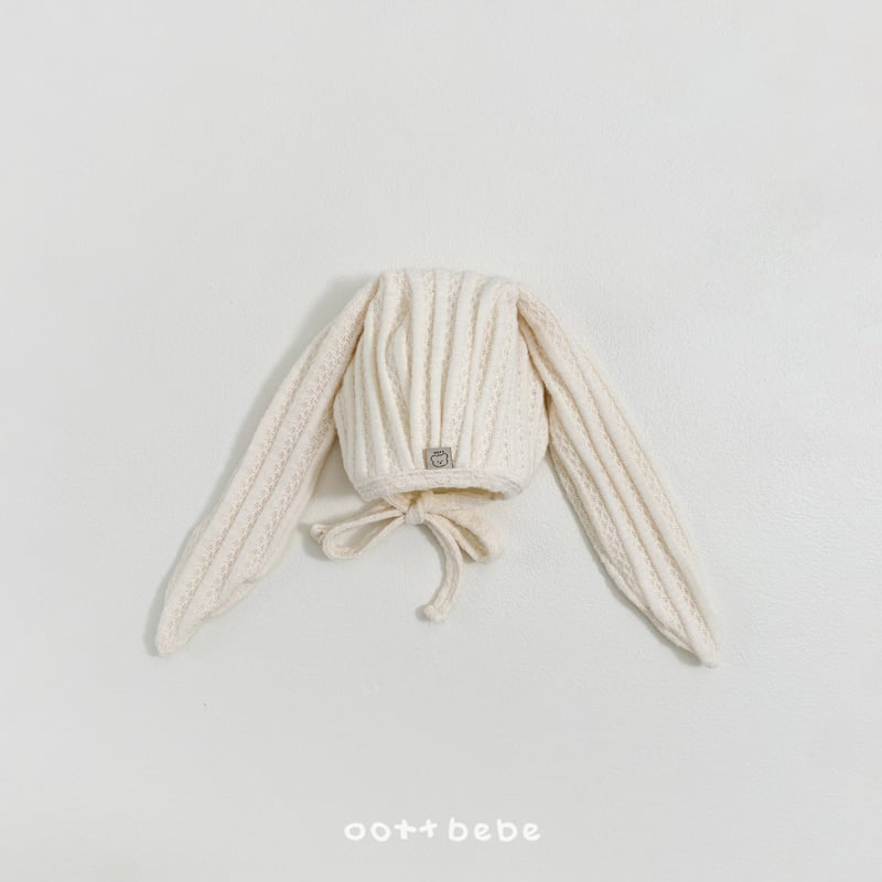 Oott Bebe - Korean Baby Fashion - #onlinebabyboutique - Monchou Rabbit Bonnet - 5