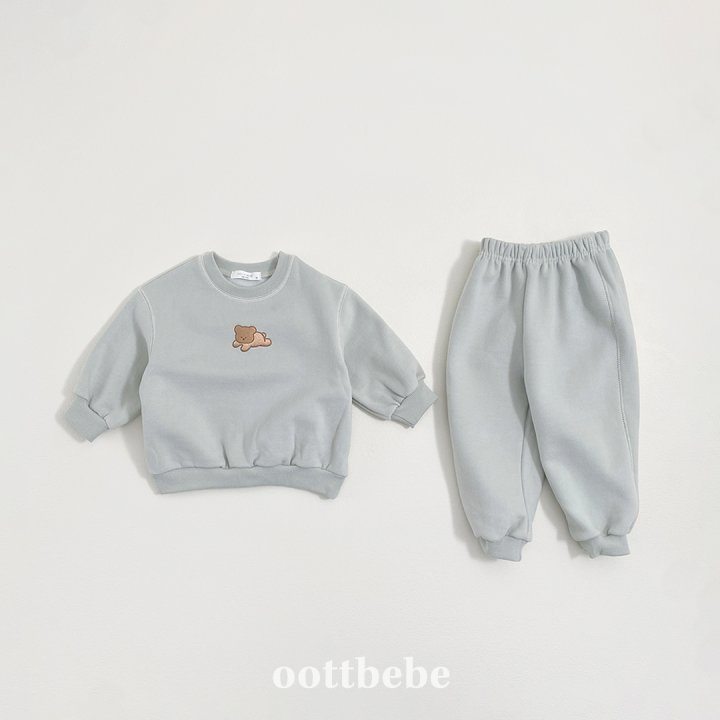 Oott Bebe - Korean Baby Fashion - #onlinebabyshop - Cool Cool Bear Set - 9