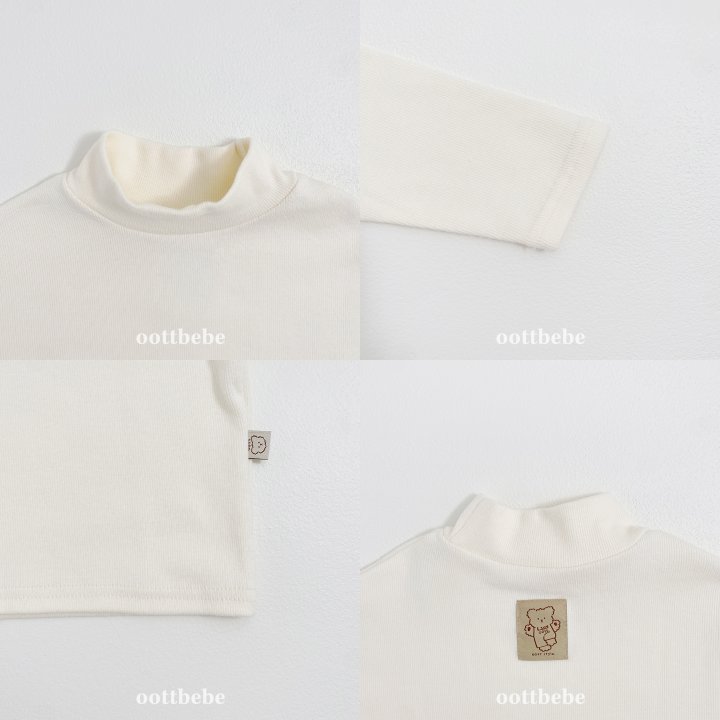 Oott Bebe - Korean Baby Fashion - #onlinebabyshop - Modal Rib Tee - 7