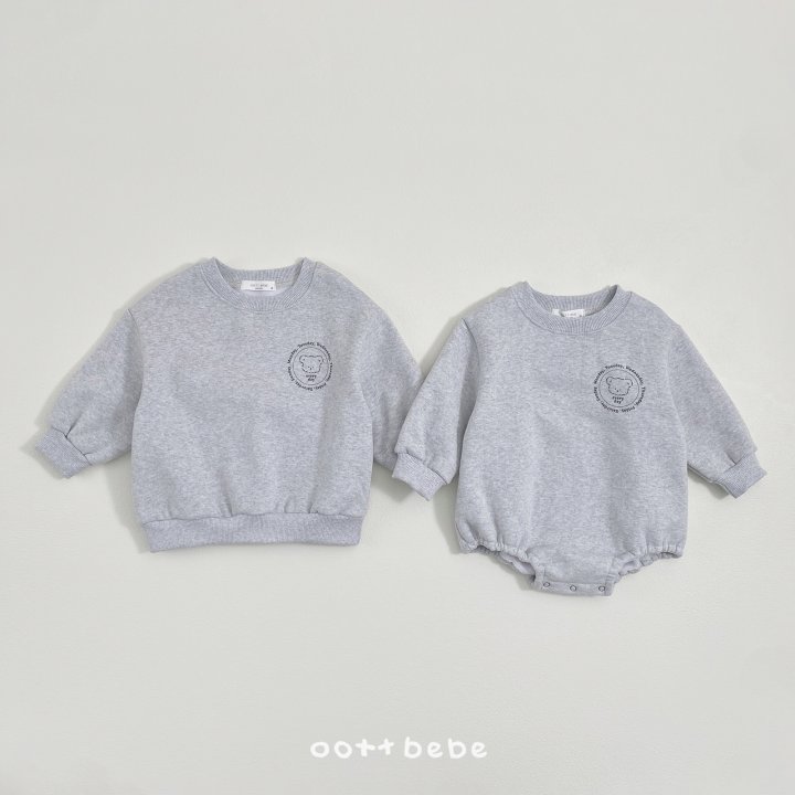 Oott Bebe - Korean Baby Fashion - #onlinebabyshop - Fleece Everyday Sweatshirt - 12