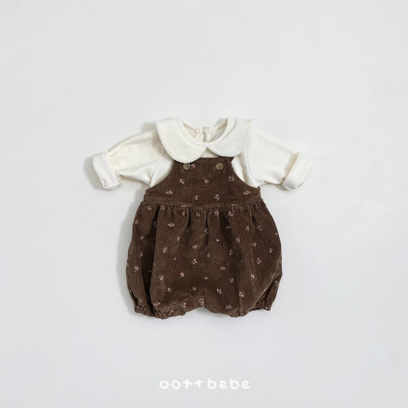 Oott Bebe - Korean Baby Fashion - #onlinebabyshop - Mink Collar Tee BEBE - 8
