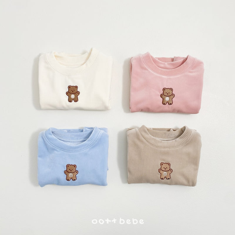 Oott Bebe - Korean Baby Fashion - #onlinebabyshop - Mink Cuff Tee