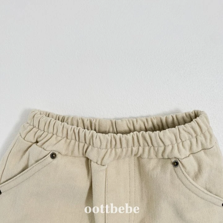 Oott Bebe - Korean Children Fashion - #Kfashion4kids - Patchwork Pants - 8