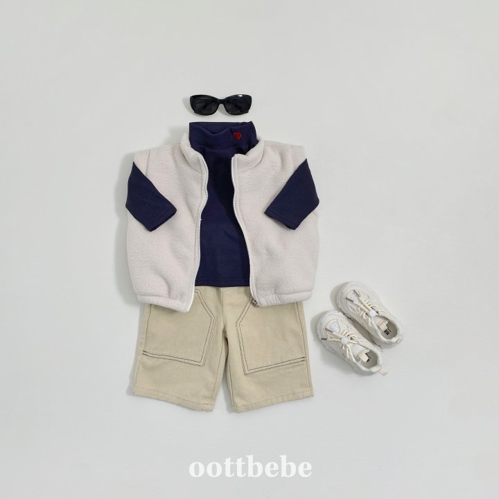Oott Bebe - Korean Children Fashion - #childofig - Fleece Cozy Vest - 3
