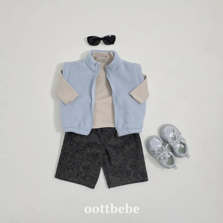 Oott Bebe - Korean Children Fashion - #designkidswear - Fleece Cozy Vest - 5