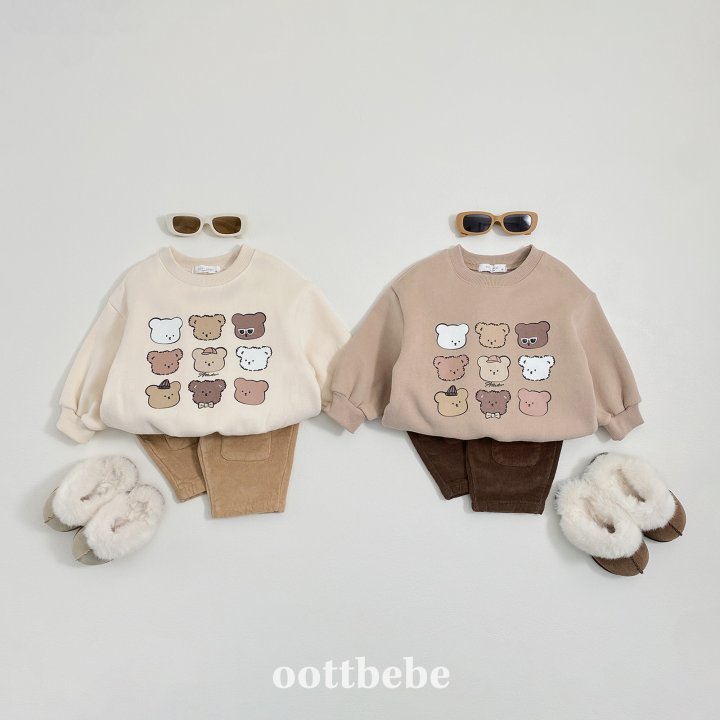 Oott Bebe - Korean Children Fashion - #designkidswear - Collection Bear Sweatshirt