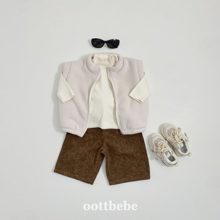 Oott Bebe - Korean Children Fashion - #discoveringself - Fleece Cozy Vest - 6