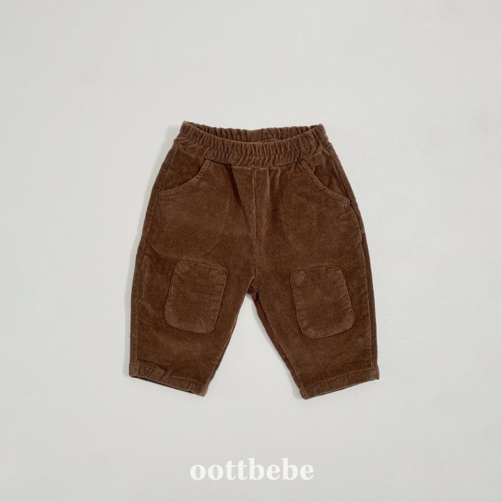 Oott Bebe - Korean Children Fashion - #fashionkids - Corduroy Balloon Pants - 8