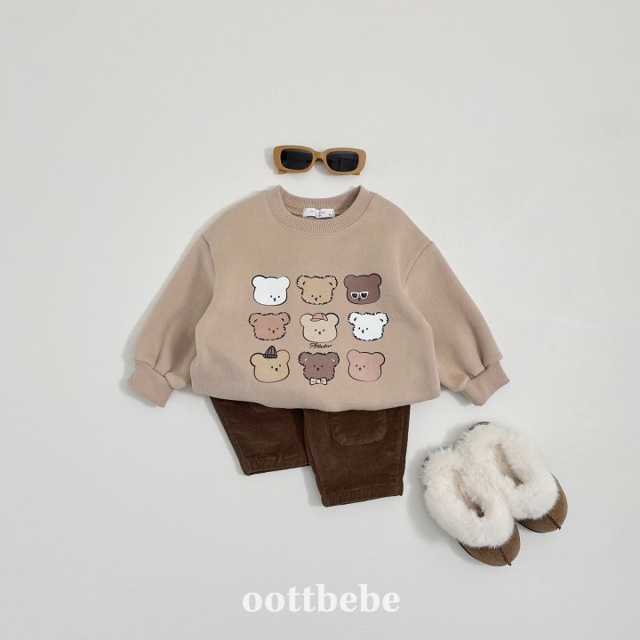 Oott Bebe - Korean Children Fashion - #fashionkids - Collection Bear Sweatshirt - 3