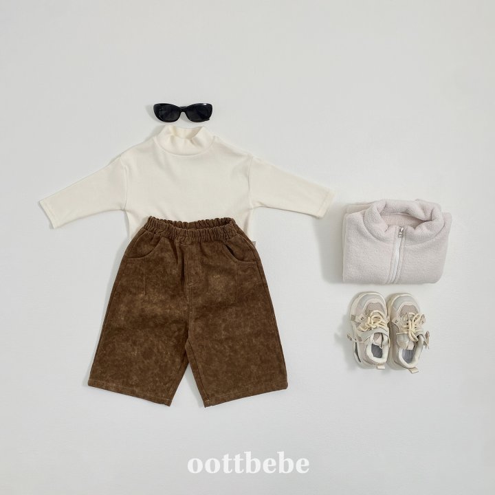 Oott Bebe - Korean Children Fashion - #fashionkids - Stone Pocket Pants - 2
