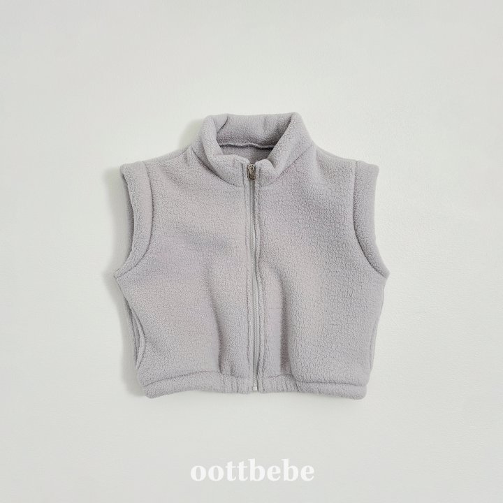 Oott Bebe - Korean Children Fashion - #kidsshorts - Fleece Cozy Vest - 8
