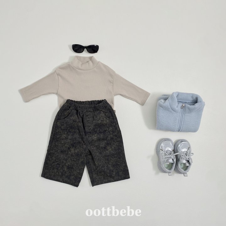 Oott Bebe - Korean Children Fashion - #kidsshorts - Stone Pocket Pants - 3